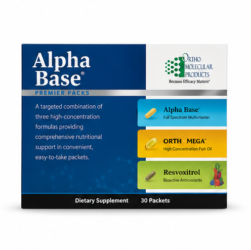 Ortho Molecular Products Alpha Base Premier 30 Packs – product overview