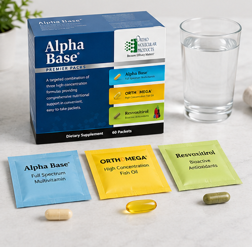 Ortho Molecular Products Alpha Base Premier 60 Packs – ingredient detail