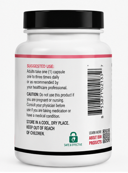 Ortho Molecular Balance 60 Capsules – front label view