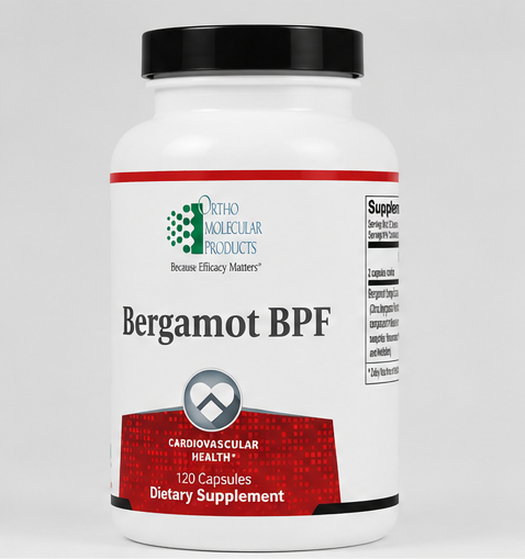 Ortho Molecular Products Bergamot BPF 120 Capsules – front label view