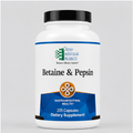 Ortho Molecular Products Betaine & Pepsin 225 Capsules – product overview