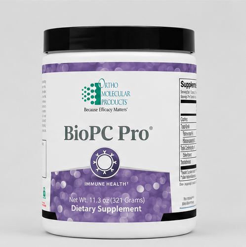 Ortho Molecular Products BioPC Pro Powder 30 Servings – supplement facts panel