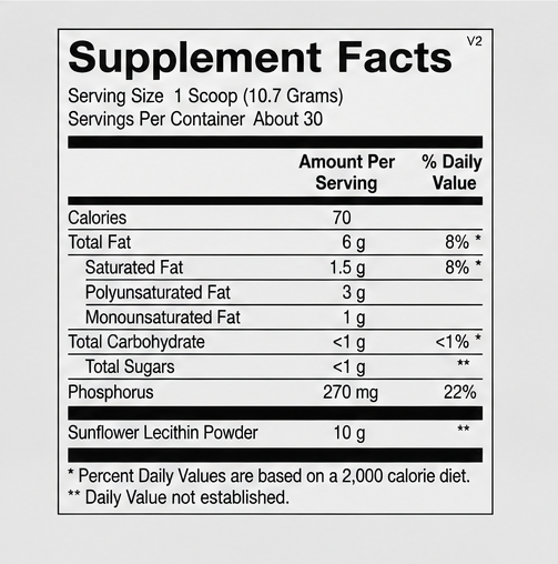 Ortho Molecular Products BioPC Pro Powder 30 Servings – front label view
