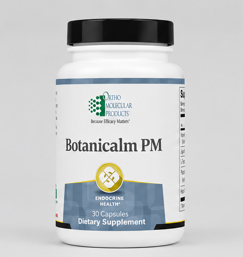 Ortho Molecular Products Botanical PM 30 Capsules – supplement facts panel