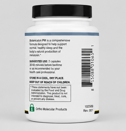 Ortho Molecular Products Botanical PM 30 Capsules – ingredient detail
