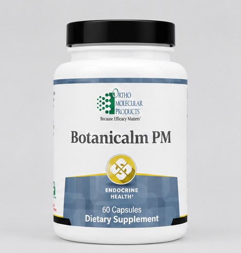 Ortho Molecular Products Botanical PM 60 Capsules – supplement facts panel