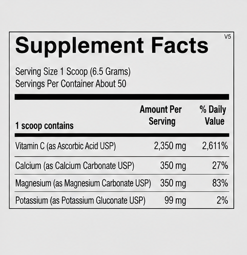 Ortho Molecular Products Buffered Lemon C Powder 50 Servings – lifestyle image