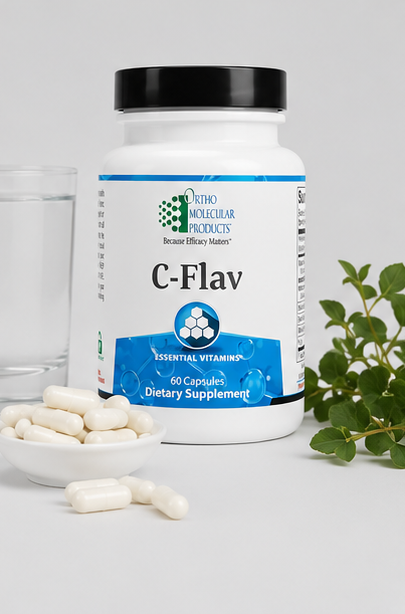 Ortho Molecular Products C-Flav 60 Capsules – vitamin C with bioflavonoids supplement capsules