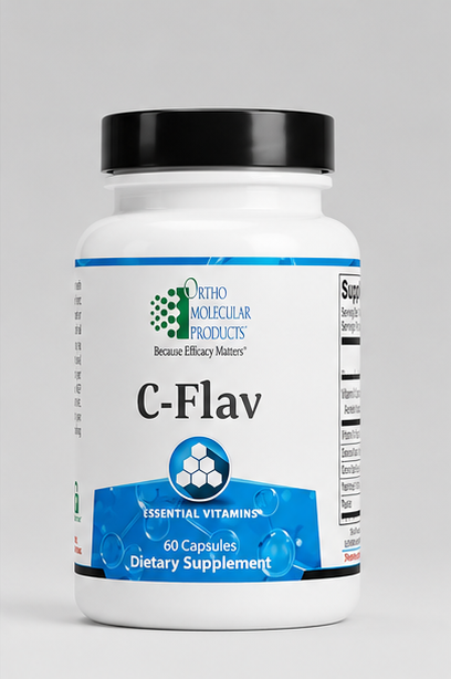 Ortho Molecular Products C-Flav 60 Capsules – supplement facts panel