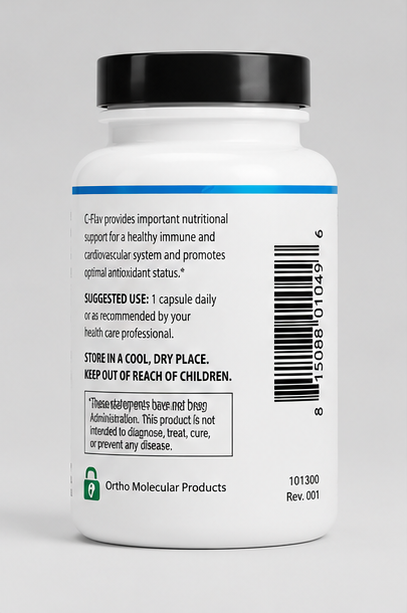 Ortho Molecular Products C-Flav 60 Capsules – ingredient detail