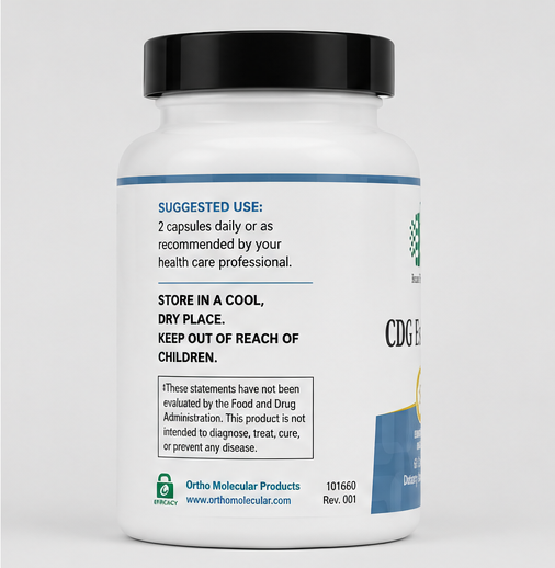 Ortho Molecular Products CDG EstroDIM 60 Capsules – supplement facts panel