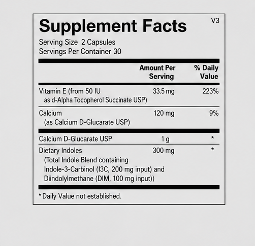 Ortho Molecular Products CDG EstroDIM 60 Capsules – lifestyle image