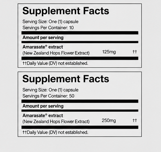 Ortho Molecular Products Calocurb Advanced Starter Pack – supplement facts panel