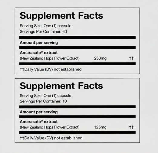 Ortho Molecular Products Calocurb Clinical Maintenance – supplement facts panel