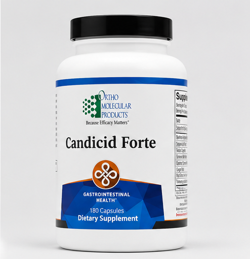 Ortho Molecular Products Candicid Forte 180 Capsules – lifestyle image