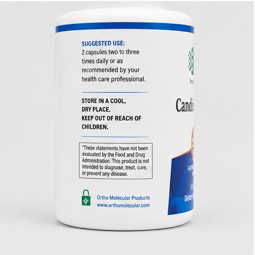 Ortho Molecular Products Candicid Forte 180 Capsules – supplement facts panel