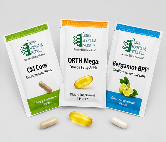 Ortho Molecular Products Cardio MET 30 Pack – supplement facts panel