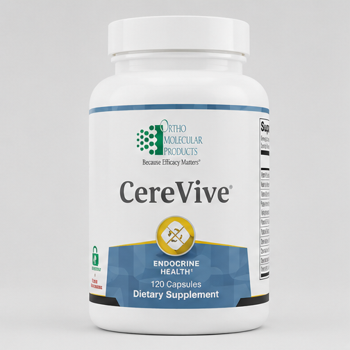 Ortho Molecular Products CereVive 120 Capsules – product overview