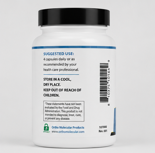Ortho Molecular Products CereVive 60 Capsules – ingredient detail