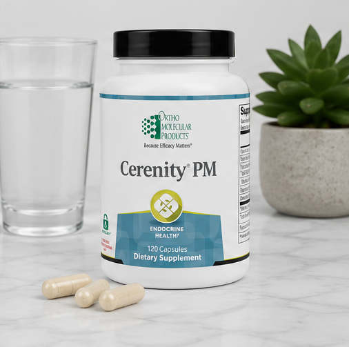 Ortho Molecular Products Cerenity PM 120 Capsules – nighttime neurotransmitter support supplement capsules