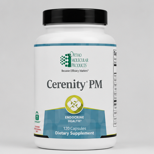 Ortho Molecular Products Cerenity PM 120 Capsules – product overview