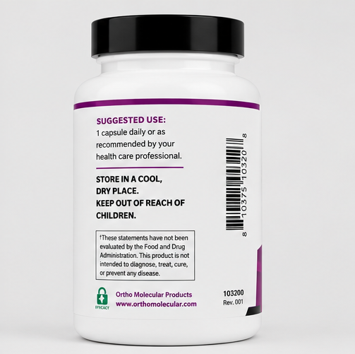 Ortho Molecular Products Chondro-Flx 90 Capsules – supplement facts panel