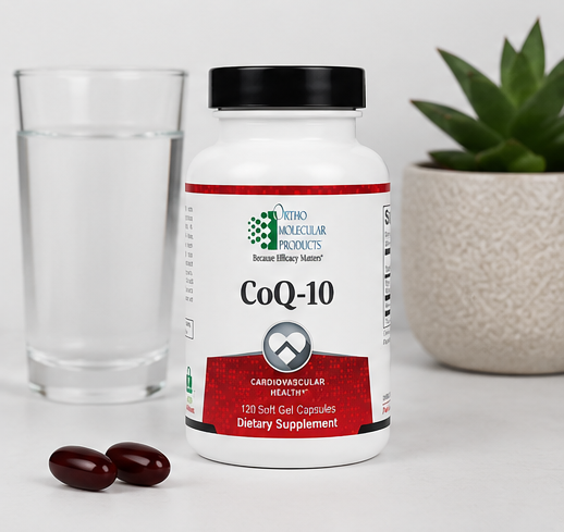 Ortho Molecular Products CoQ-10 120 Softgels – coenzyme Q10 cardiovascular support softgels