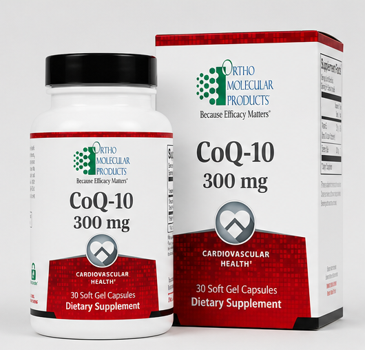 Ortho Molecular Products CoQ-10 300 mg 30 Softgels – product overview