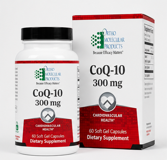 Ortho Molecular Products CoQ-10 300 mg 60 Softgels – product overview