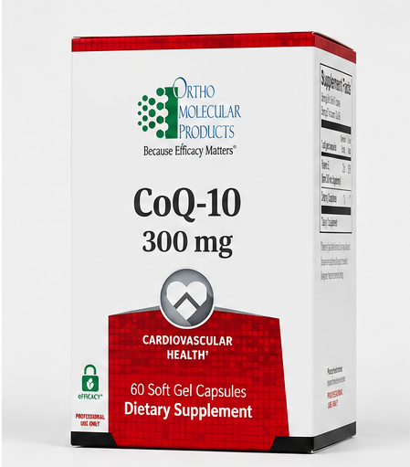 Ortho Molecular Products CoQ-10 300 mg 60 Softgels – lifestyle image