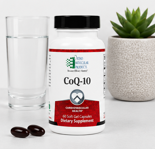 Ortho Molecular Products CoQ-10 60 Softgels – coenzyme Q10 cardiovascular support softgels