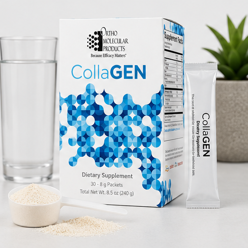 Ortho Molecular Products CollaGEN Stick Packs 30 Count – collagen peptide supplement stick packs