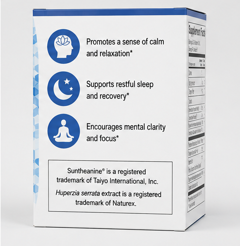 Ortho Molecular Products CopaCalm 60 ml – front label view