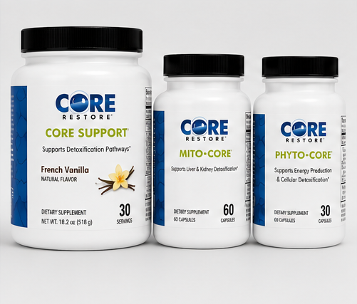 Ortho Molecular Products Core Restore 7-Day Kit French Vanilla – front label view