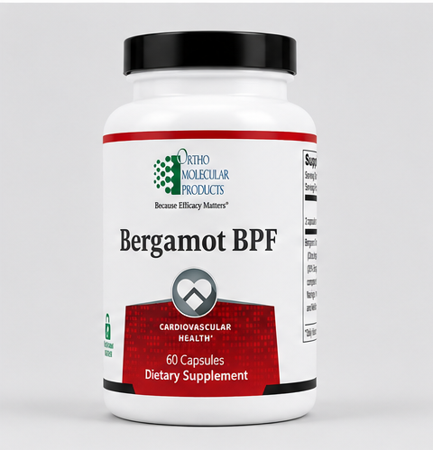 Ortho Molecular Products Bergamot BPF 60 Capsules – front label view