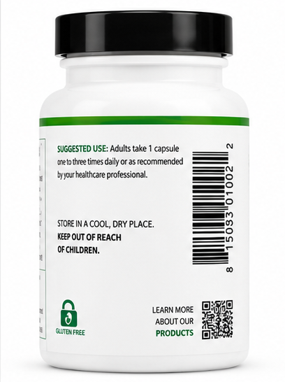 Ortho Molecular Products 5-HTP 90 Capsules – front label view