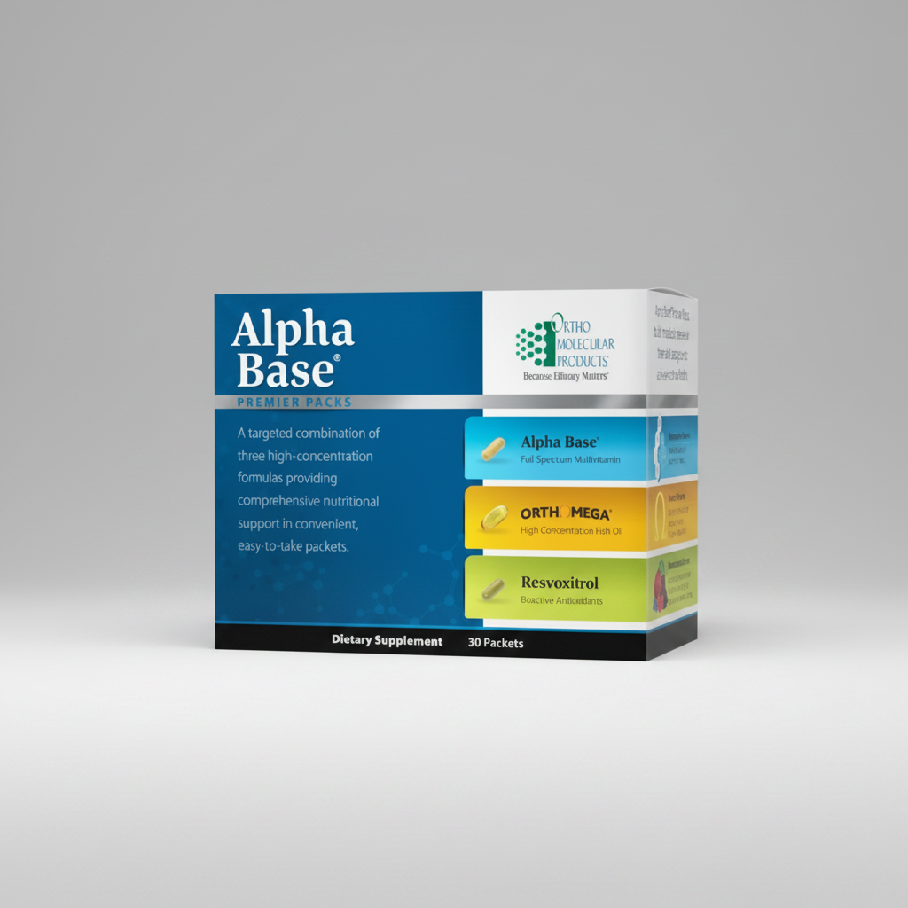 Ortho Molecular Products Alpha Base Premier 30 Packs