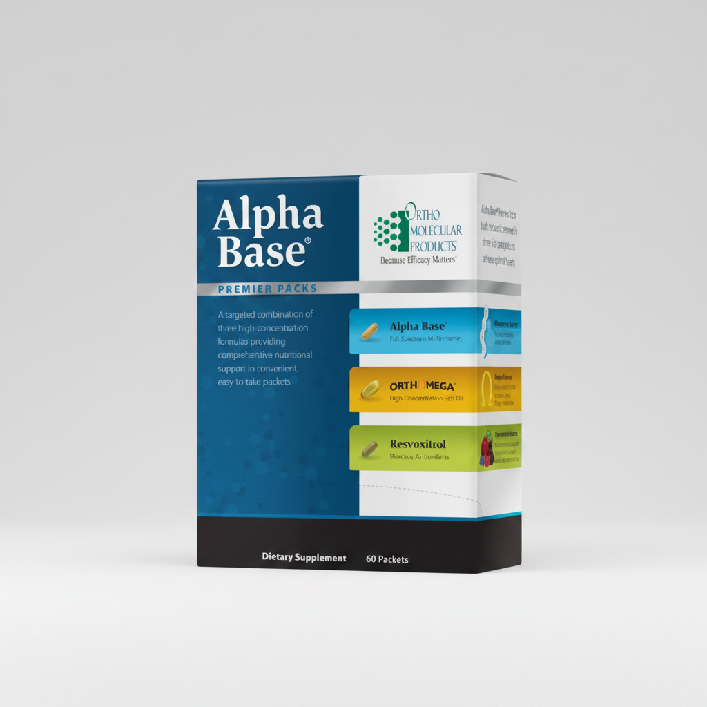 Ortho Molecular Products Alpha Base Premier 60 Packs
