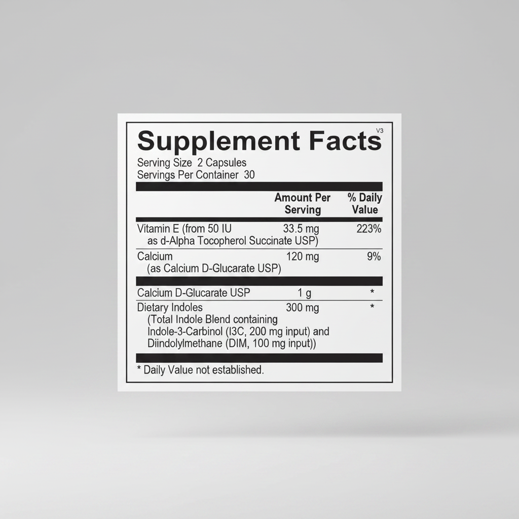 Ortho Molecular Products CDG EstroDIM 60 Capsules