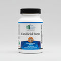 Ortho Molecular Products Candicid Forte dietary supplement bottle on a white background