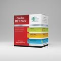 Supplement package labeled 'Cardio MET Pack' by Ortho Molecular Products on a white background.