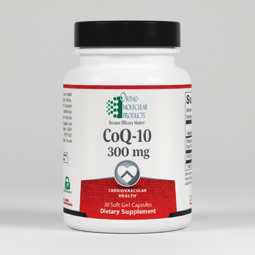 Ortho Molecular Products CoQ-10 300 mg 30 SoftGel Capsules