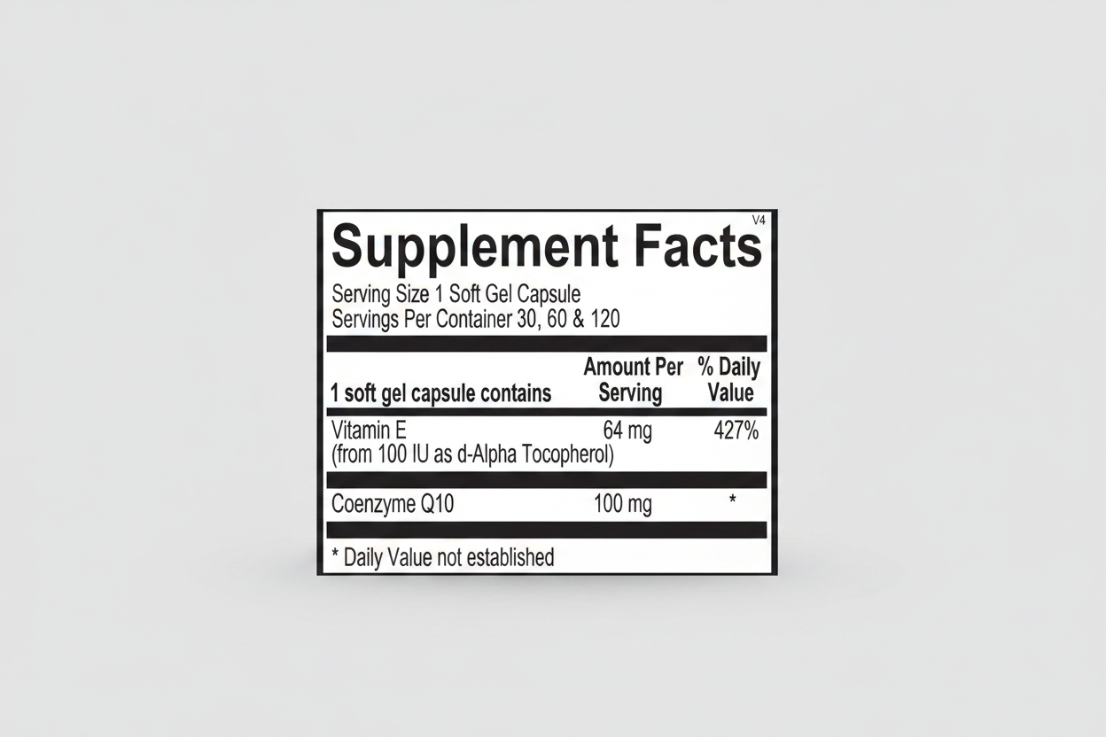 Ortho Molecular Products CoQ-10 30 SoftGel Capsules
