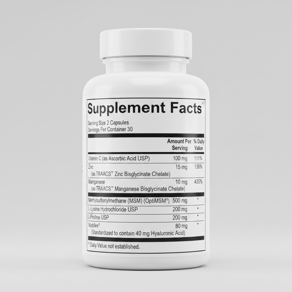 Ortho Molecular Products Collagen Factors 60 Capsules