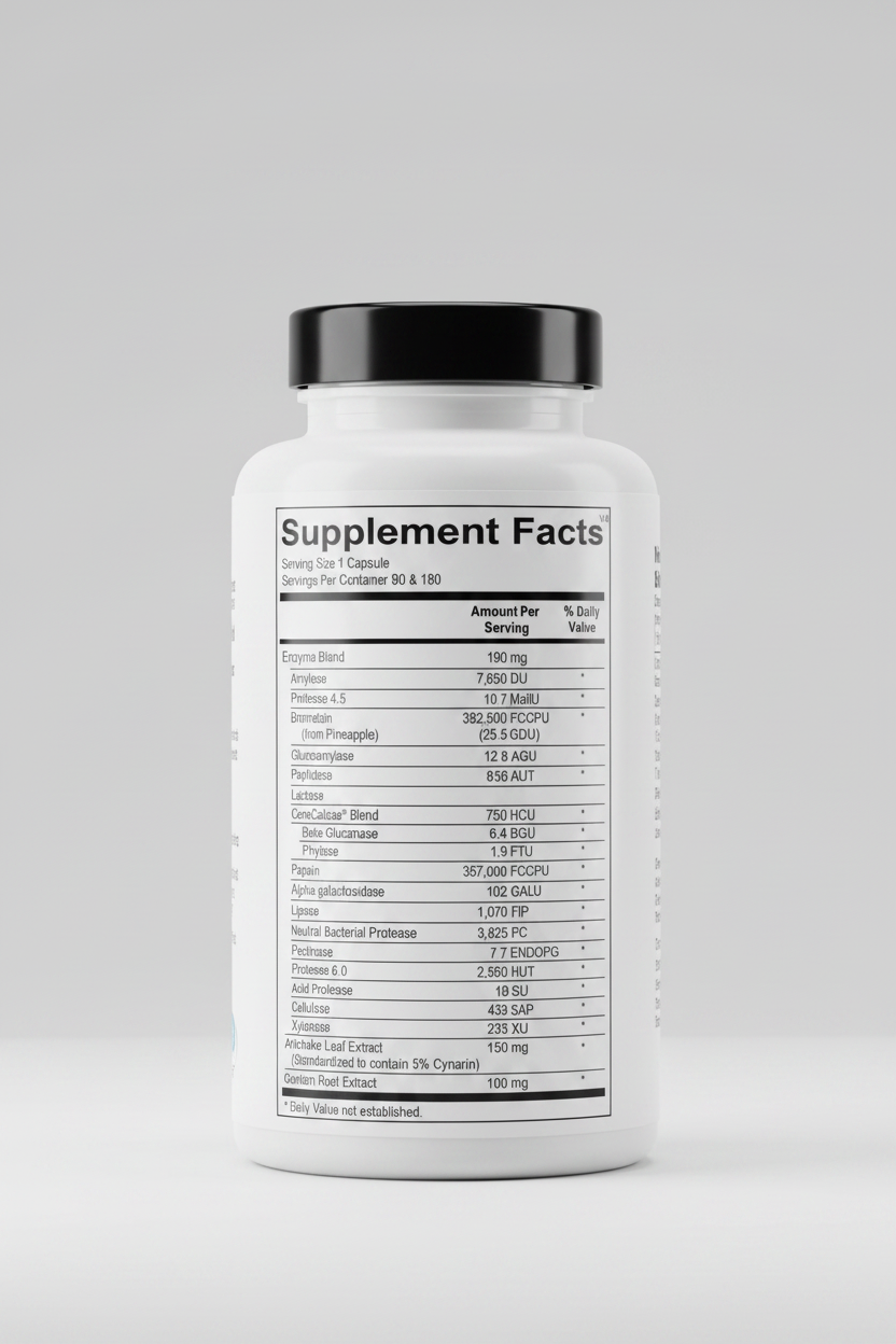 Ortho Molecular Products Digestzyme-V 180 Capsules