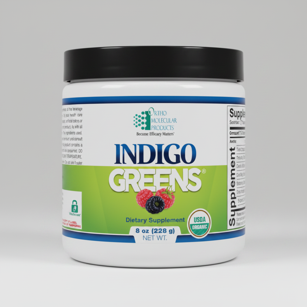 Ortho Molecular Products Indigo Greens Powder 30 Servings