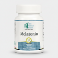 Bottle of Ortho Molecular Products Melatonin dietary supplement on a white background