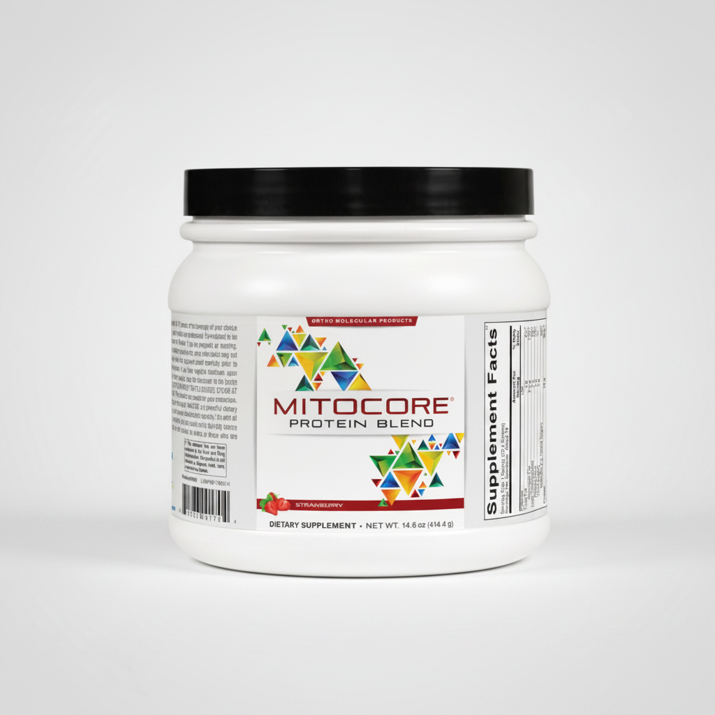 Ortho Molecular Products MitoCORE Protein Blend Strawberry 14 Servings