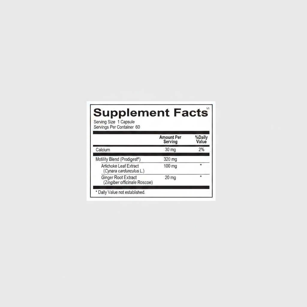 Ortho Molecular Products Motility PRO 60 Capsules