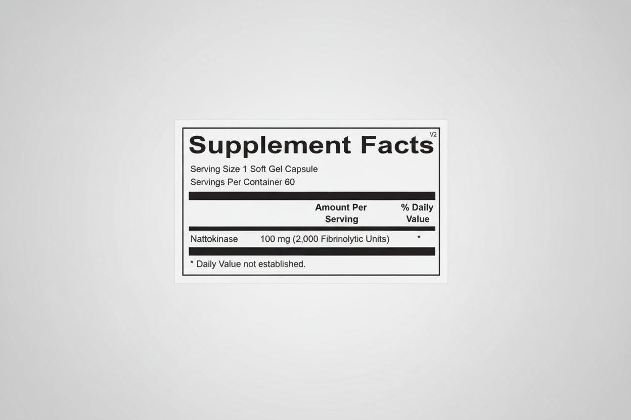 Ortho Molecular Products Nattokinase 60 Softgels